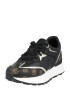 GUESS Sneaker low 'LUCHIA' maro deschis / negru / argintiu - Pled.ro