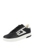 GUESS Sneaker low 'Silea' negru / alb - Pled.ro