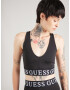 GUESS Sport top 'Kiran' negru / alb - Pled.ro