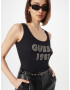 GUESS Top auriu / negru / alb - Pled.ro