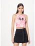 GUESS Top fucsia / negru / alb - Pled.ro