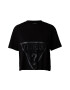 GUESS Tricou 'ADELE' gri metalic / negru - Pled.ro