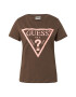 GUESS Tricou 'ADELE' maro / roz - Pled.ro