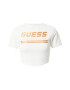 GUESS Tricou 'AGGIE' auriu / alb - Pled.ro