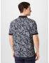 GUESS Tricou 'AIRDIN' bleumarin / gri bazalt / gri deschis - Pled.ro