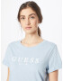 GUESS Tricou albastru deschis / alb - Pled.ro