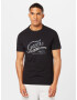 GUESS Tricou albastru deschis / negru / alb - Pled.ro