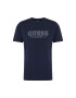 GUESS Tricou albastru fumuriu / albastru închis / alb - Pled.ro