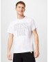 GUESS Tricou albastru / portocaliu / alb - Pled.ro