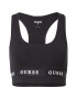 GUESS Tricou 'Aline' negru / alb - Pled.ro