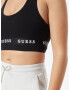 GUESS Tricou 'Aline' negru / alb - Pled.ro