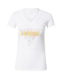 GUESS Tricou 'AMALIA' galben / verde pastel / roz pal / alb - Pled.ro