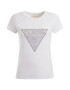 GUESS Tricou argintiu / alb - Pled.ro