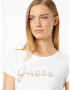 GUESS Tricou argintiu / alb - Pled.ro