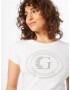 GUESS Tricou argintiu / alb - Pled.ro