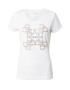 GUESS Tricou auriu / negru / alb - Pled.ro