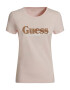 GUESS Tricou auriu / roz / alb - Pled.ro