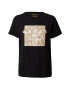 GUESS Tricou bej / auriu / negru / alb - Pled.ro