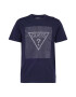 GUESS Tricou bleumarin / alb - Pled.ro