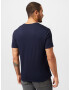 GUESS Tricou bleumarin / alb - Pled.ro