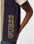 GUESS Tricou bleumarin / kaki / corai / alb - Pled.ro