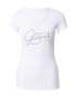 GUESS Tricou 'Bryanna' argintiu / alb - Pled.ro