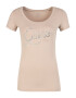 GUESS Tricou 'Bryanna' bej / argintiu - Pled.ro