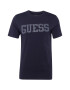 GUESS Tricou 'ERMAK' bleumarin / albastru porumbel / alb - Pled.ro