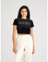 GUESS Tricou funcțional negru - Pled.ro