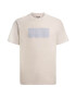 GUESS Tricou gri / alb - Pled.ro