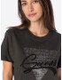 GUESS Tricou gri metalic / negru / argintiu - Pled.ro