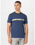 GUESS Tricou 'JAMEY' albastru / albastru deschis / galben / alb - Pled.ro