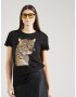 GUESS Tricou 'LEOPARD JEWEL' bej / maro deschis / negru - Pled.ro