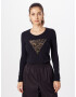 GUESS Tricou 'Lidia' maro deschis / negru - Pled.ro