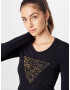 GUESS Tricou 'Lidia' maro deschis / negru - Pled.ro