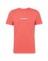 GUESS Tricou 'MAKSIM' albastru marin / albastru deschis / portocaliu somon / alb - Pled.ro