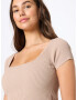 GUESS Tricou 'MARLENE' maro cappuccino - Pled.ro