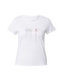 GUESS Tricou maro / gri / verde pastel / roz / alb murdar - Pled.ro