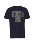 GUESS Tricou 'MILAD' bej / bleumarin / albastru deschis / alb - Pled.ro