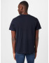 GUESS Tricou 'MILAD' bej / bleumarin / albastru deschis / alb - Pled.ro