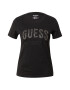 GUESS Tricou 'MIRELA' negru / argintiu - Pled.ro