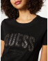 GUESS Tricou 'MIRELA' negru / argintiu - Pled.ro