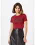 GUESS Tricou 'MIRELA' rubiniu / negru - Pled.ro