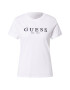 GUESS Tricou negru / alb - Pled.ro