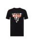 GUESS Tricou negru / alb - Pled.ro