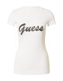 GUESS Tricou negru / alb - Pled.ro