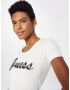 GUESS Tricou negru / alb - Pled.ro