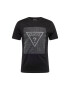 GUESS Tricou negru / alb - Pled.ro