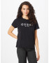 GUESS Tricou negru / alb - Pled.ro