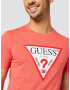 GUESS Tricou portocaliu somon / roșu / negru / alb - Pled.ro